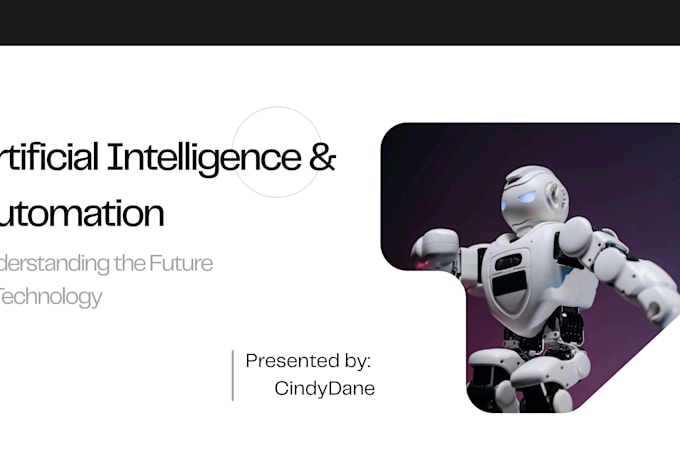 design a powerpoint presentation for students and projects